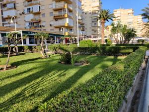 A garden outside Apartamento Algarrobo Costa