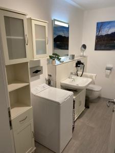 Phòng tắm tại Haus Langweid