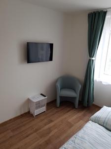 TV a/nebo společenská místnost v ubytování Apartmán Na Pekárně