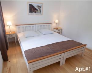 Cama o camas de una habitación en svaneti apartment's