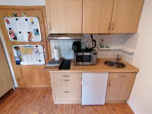 Nhà bếp/bếp nhỏ tại 25qm Appartment AUGUSTE +3 ảnh