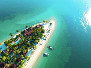 Blick auf Koh Mook Sivalai Beach Resort aus der Vogelperspektive