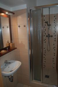 Koupelna v ubytování Hotel Panský dům