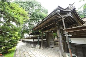 El edificio en el que está el ryokan