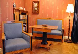 Istumisnurk majutusasutuses Laholms Stadshotell