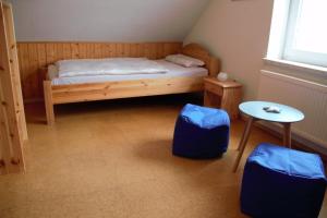 Łóżko lub łóżka w pokoju w obiekcie HAuszeit