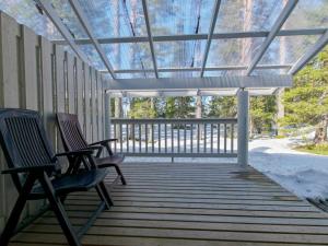 Balkón nebo terasa v ubytování Holiday Home Sini-ruka 1 by Interhome