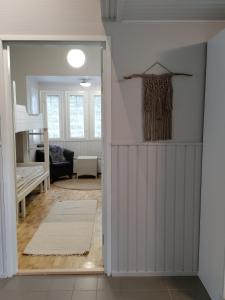 Postel nebo postele na pokoji v ubytování Nuorisokeskus Villa Elba