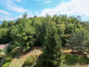 an overhead view of a park with a tree at Apartment Euroville-1 by Interhome in Germignaga +16 photos