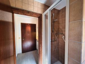 Koupelna v ubytování Gästehaus auf der Höhe