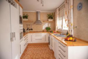 Kuchyň nebo kuchyňský kout v ubytování ARENDA Pino Alto Villa Lemon