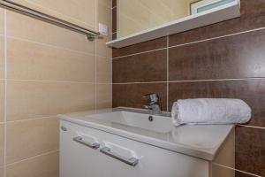 Koupelna v ubytování Apartmani Relax