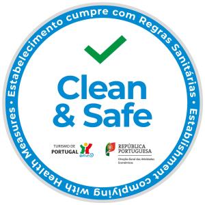 a label for clean and safe at Hotel Marisol in Macedo de Cavaleiros