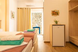 Postel nebo postele na pokoji v ubytování sofia's cozy rooms