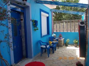 A patio or other outdoor area at Marco's apartment