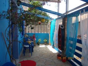 A patio or other outdoor area at Marco's apartment