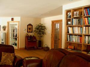 Knihovna v bed and breakfast