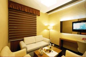 Χώρος καθιστικού στο Jaleriz Gaziantep Hotel