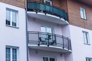 Balkón nebo terasa v ubytování Apartment CHOPIN