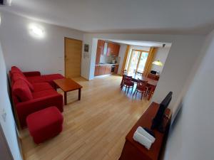 Posezení v ubytování Apartmaji Fizine