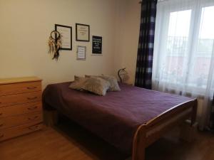 Posteľ alebo postele v izbe v ubytovaní Apartament Zosia