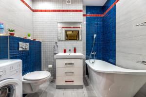 Kúpeľňa v ubytovaní Apartament Spokojny