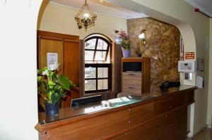 The lobby or reception area at Hotel Castel