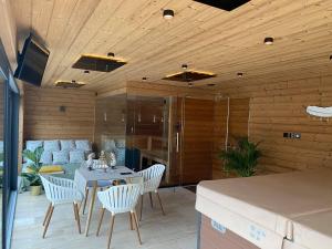 Posezení v ubytování DV Premium Apartments