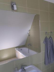 Koupelna v ubytování Aroma Apartman