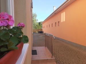 Balkón nebo terasa v ubytování Aroma Apartman