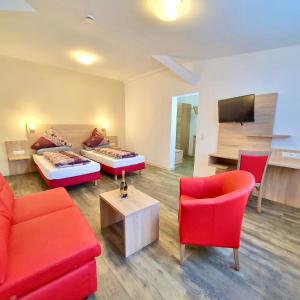 TV a/nebo společenská místnost v ubytování Hotel Da Sabino
