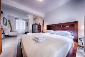 Postel nebo postele na pokoji v ubytování B&B Villa Vis