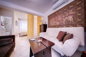 Posezení v ubytování B&B Villa Vis