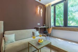 Ein Sitzbereich in der Unterkunft Bošket Luxury Rooms