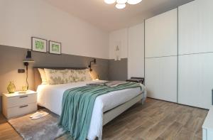 Katil atau katil-katil dalam bilik di Casa del Borgo "Terra & Fuoco" sul Lago Maggiore