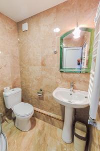 Koupelna v ubytování Hotel Pushkin II/1a