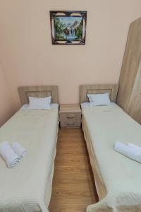 Letto o letti in una camera di Hotel Pushkin II/1a