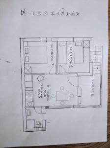Půdorys ubytování Apartments Jedro