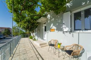 Balkón nebo terasa v ubytování Lucas home