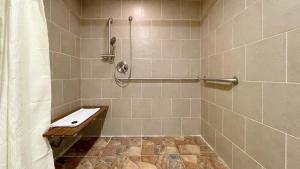 Phòng tắm tại Hotel d'Lins Ontario Airport