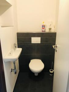 Koupelna v ubytování Apartman Kryštof