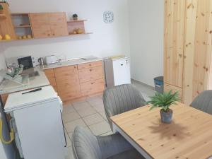 Kuchyňa alebo kuchynka v ubytovaní Főnix Panzió