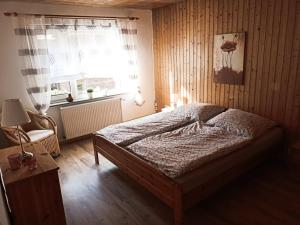 Postel nebo postele na pokoji v ubytování Ferienwohnung Kasper