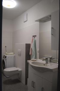 Kúpeľňa v ubytovaní Ferienwohnung Polzer