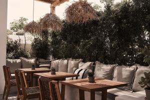 Uma área de estar em Amyth of Mykonos Agios Stefanos