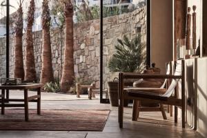 Uma área de estar em Amyth of Mykonos Agios Stefanos