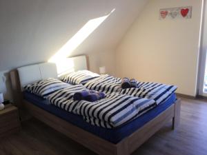Postel nebo postele na pokoji v ubytování Appartement cosy à Lohr, 45 m² avec parking inclus