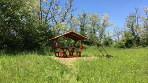 Vonkajšia záhrada v ubytovaní Csobánc Szerelem-Nemzeti Park-Önalló Ház - klimatizált