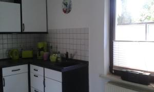 Kuchyň nebo kuchyňský kout v ubytování Ferienhaus - Roggentin