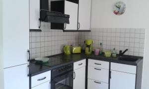 Kuchyň nebo kuchyňský kout v ubytování Ferienhaus - Roggentin
